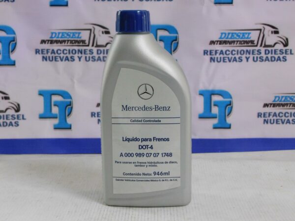 Líquido para frenos DOT-4 A 000 989 07 07/748 Mercedes Benz (946ml)-1