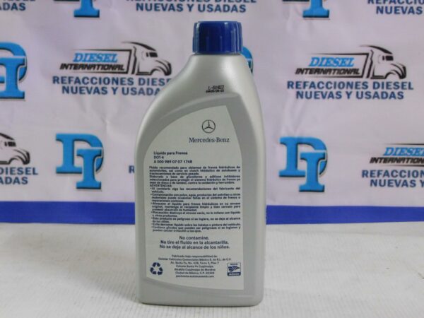 Líquido para frenos DOT-4 A 000 989 07 07/748 Mercedes Benz (946ml)-2