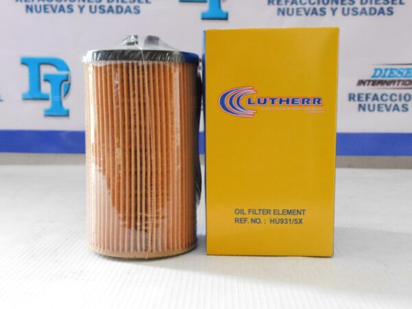 Filtro de aceite 904 HU931-5X LF-3827 P550768 LutherrHU-931-5X-LU-3