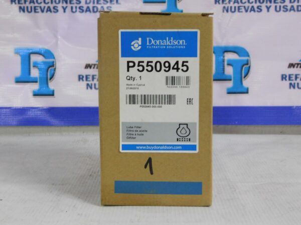 Filtro de aceite DonaldsonP550945-2