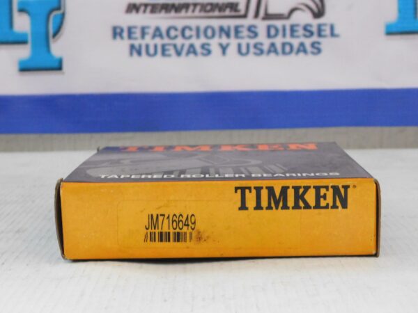 Set de rodamientos de rodillos cónicos TimkenJM716649-3