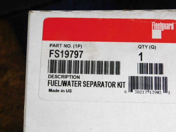 Filtro separador combustible/agua FleetguardFS19797-2