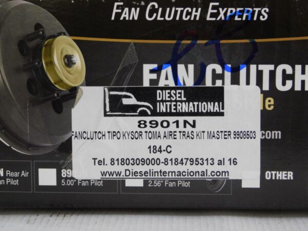 Fanclutch tipo Kysor toma aire trasera Kit Master9908503-2