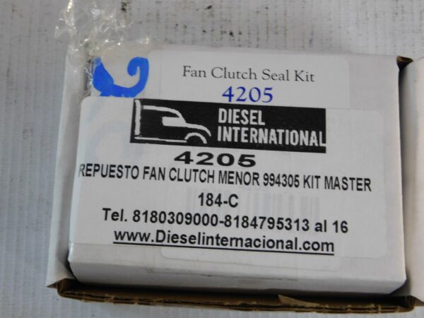 Respuesto fan clutch menor 994395 Kit Master4205-2