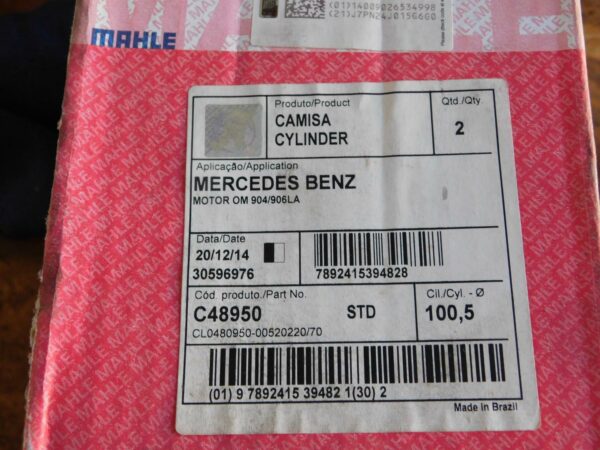 Camisa Mercedes Benz OM904/906 LA MAHLEC48950-2