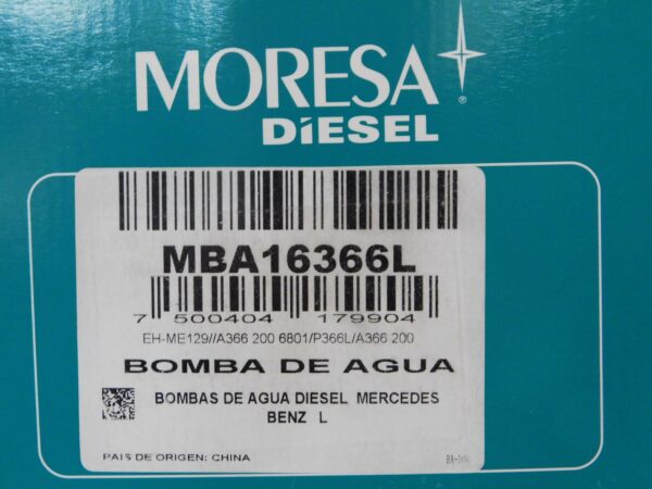 Bomba de agua MoresaMBA16366L-5