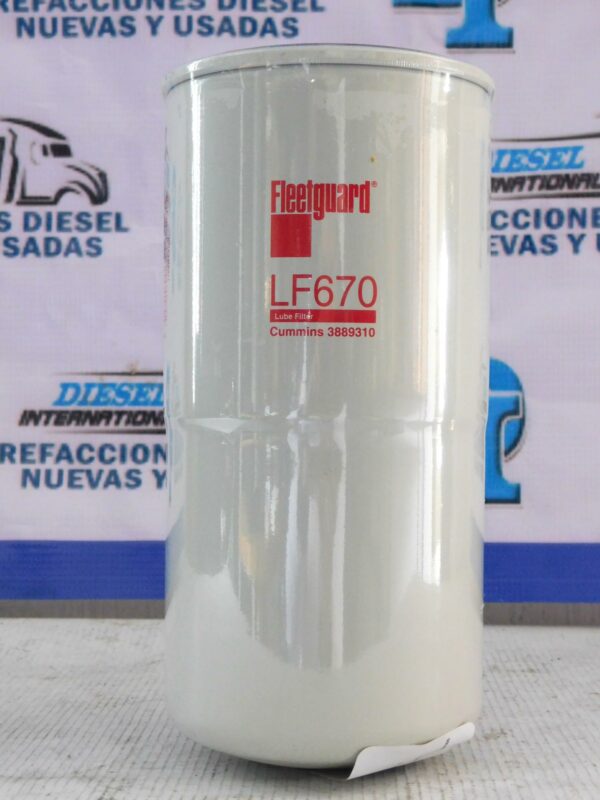 Filtro de lubricante Cummins 3889310 FleetguardLF670-2