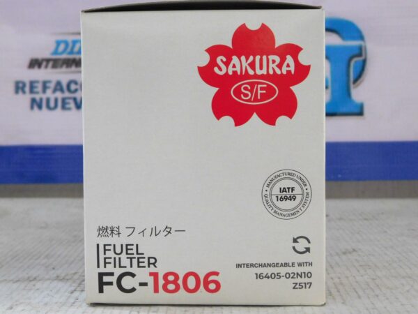 Filtro de combustible SakuraFC-1806-2