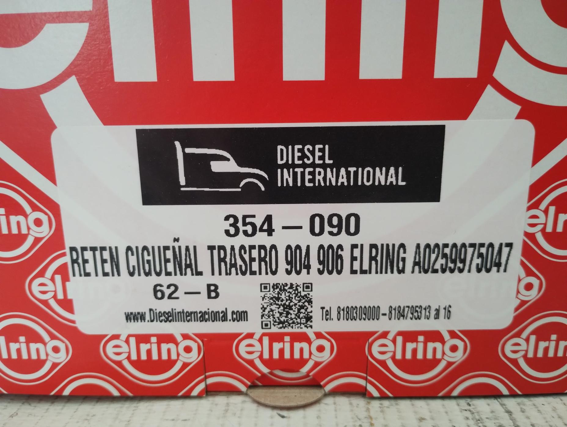 Retén cigüeñal trasero 904 906 ElRing 354-090 - Image 5