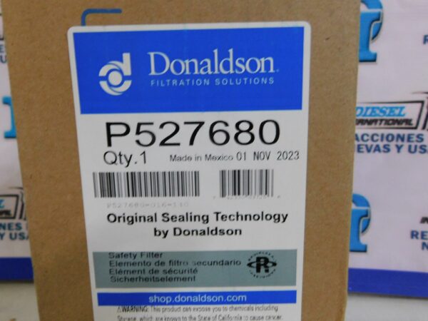 Elemento de filtro secundario DonaldsonP527680-3