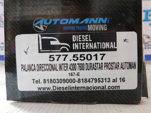 Palanca direccional inter 4300 7600 Durastar Prostar Automann577.55017-3