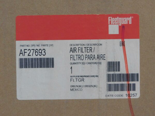 Filtro de aire FleetguardAF27693-3