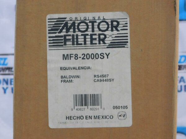 Filtro Motor FilterMF8-200S4-3