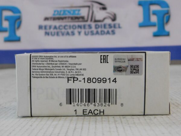Pistón Pin FP DieselFP-1809914-3
