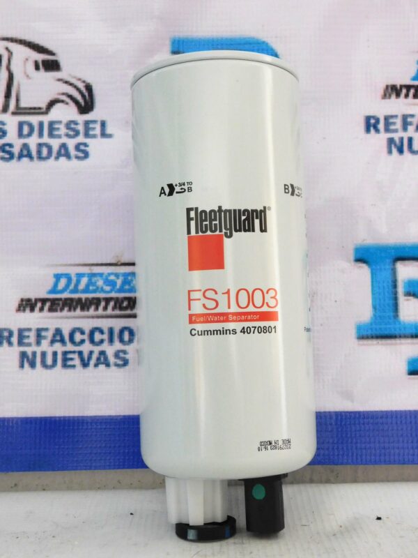 Filtro separador de combustible/agua Cummins 4070801 FleetguardFS1003-1