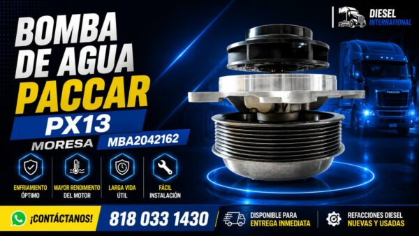 Bomba agua Paccar PX13 1912939 Moresa MBA2042162 - DIESEL INTERNATIONAL