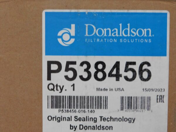 Filtro secundario Donaldson P538456