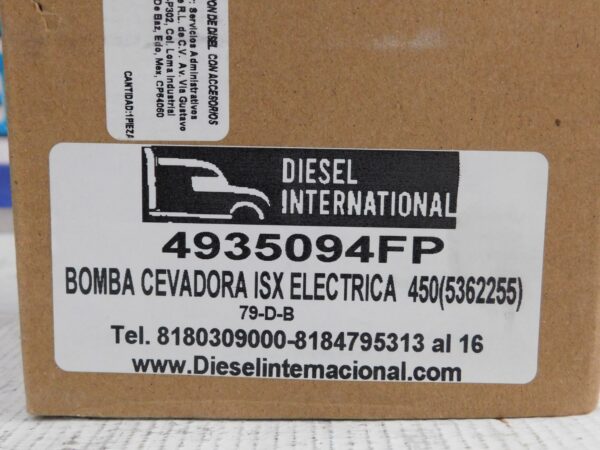 Bomba cebadora ISX Electrica 450 (5362255) FP Diesel FP-4935094