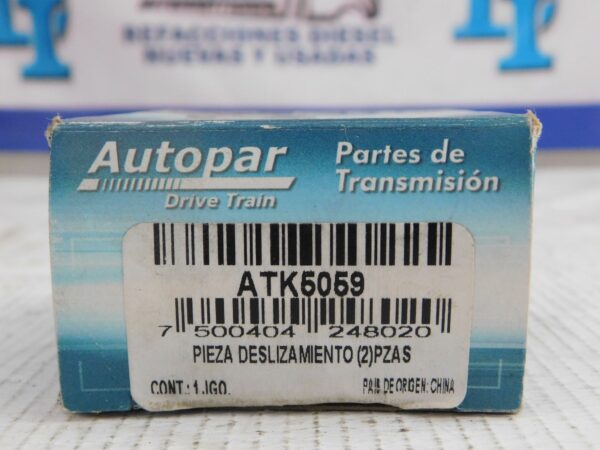 Pieza deslizamiento 2 piezas Autopar ATK6059