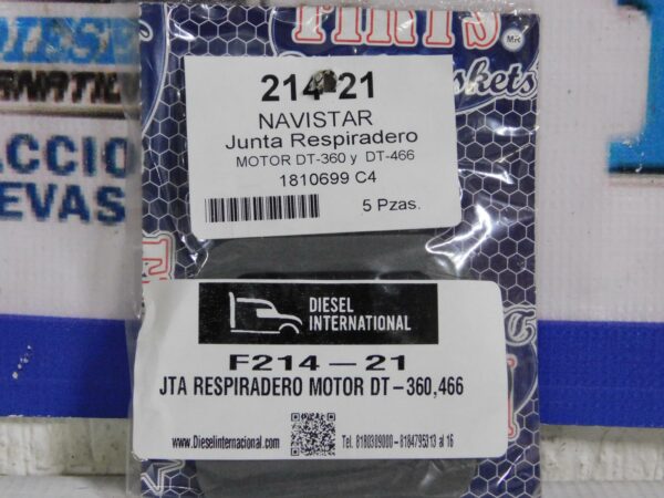 Junta respiradero motor DT-360 466 FIRTS 214-21