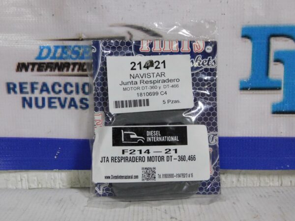 Junta respiradero motor DT-360 466 FIRTS 214-21