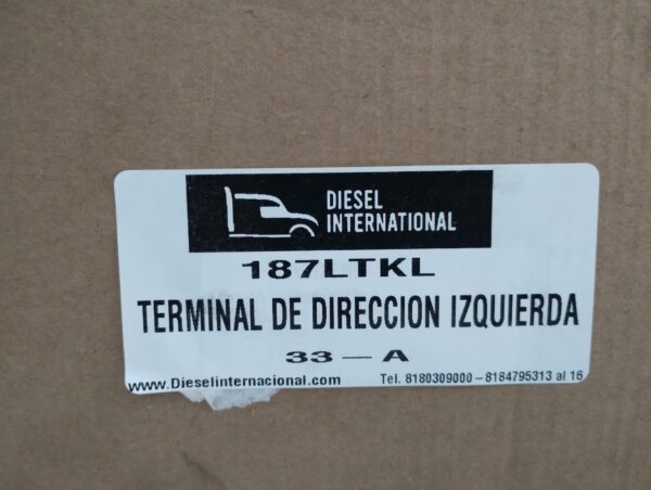 terminal de direccion izquierda TKL 187L