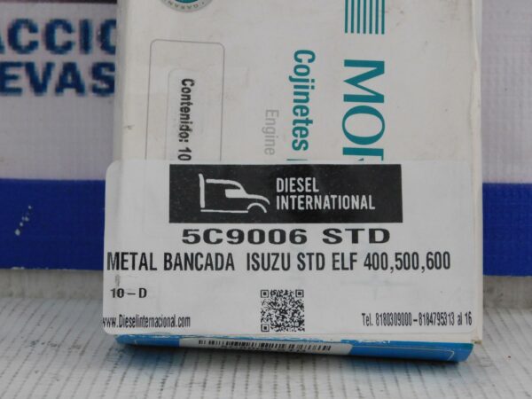 Metal bancada Isuzu Std ELF 400 500 600 Moresa 5C9006 STD