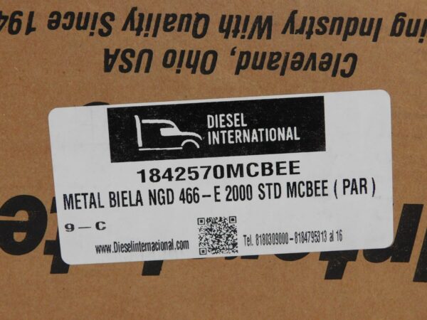 Metal biela NGD 466-E 2000 Std McBee M-1842570C92