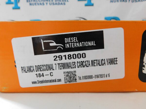 Palanca direccionales 7 terminales carcaza metálica Yankee 2918000