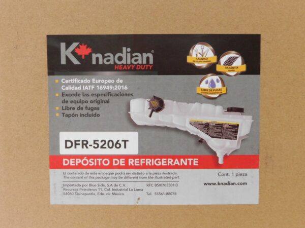 Depósito para refrigerante Knadian DFR-5206T - Image 5