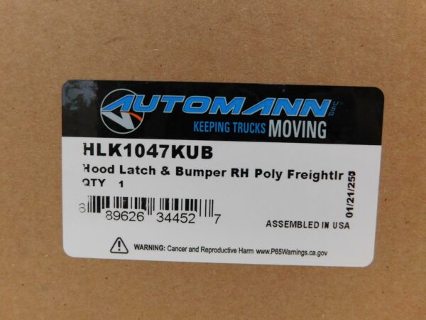 Seguro de cofre y tope derecho de poliuretano Freightliner Automann HLK1047KUB