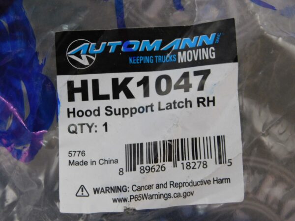 Seguro de soporte de cofre derecho Automann HLK1047