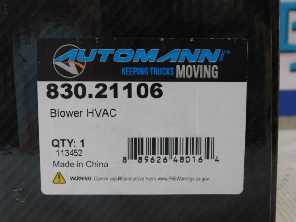 Soplador HVAC Automann 830.21106 - Image 2
