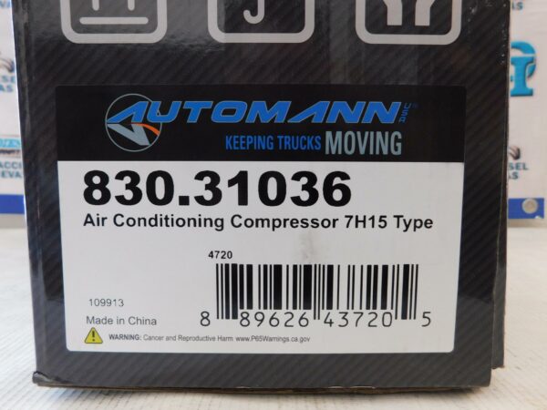 Compresor de aire acondicionado tipo 7H15 Automann 830.31036
