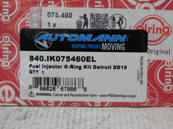 Kit de Empaques (O-Rings) para Inyectores de Combustible Detroit DD16 840.IK075460EL