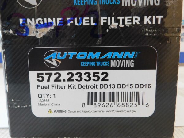 Kit de filtro de combustible para Detroit Diesel DD13, DD15 y DD16 Automann 572.23352