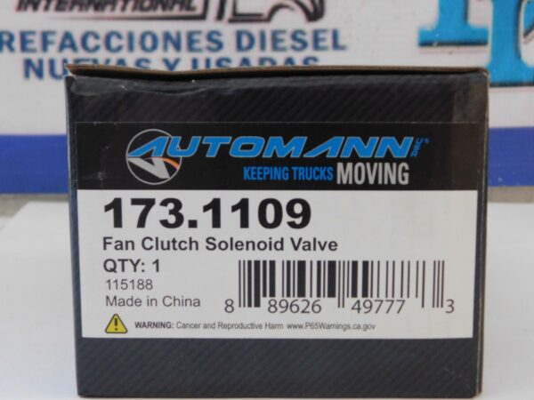 Válvula solenoide del clutch del ventilador Automann 173.1109