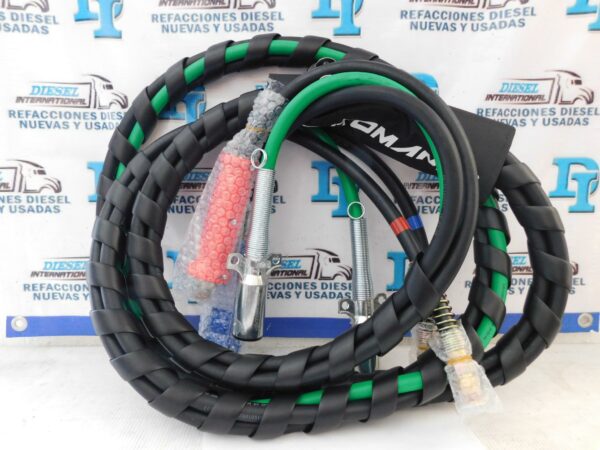 Kit de manguera azul y roja 3 líneas verde 15 pies Automann 179.3012.15