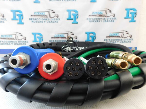 Kit de manguera azul y roja 3 líneas verde 15 pies Automann 179.3012.15