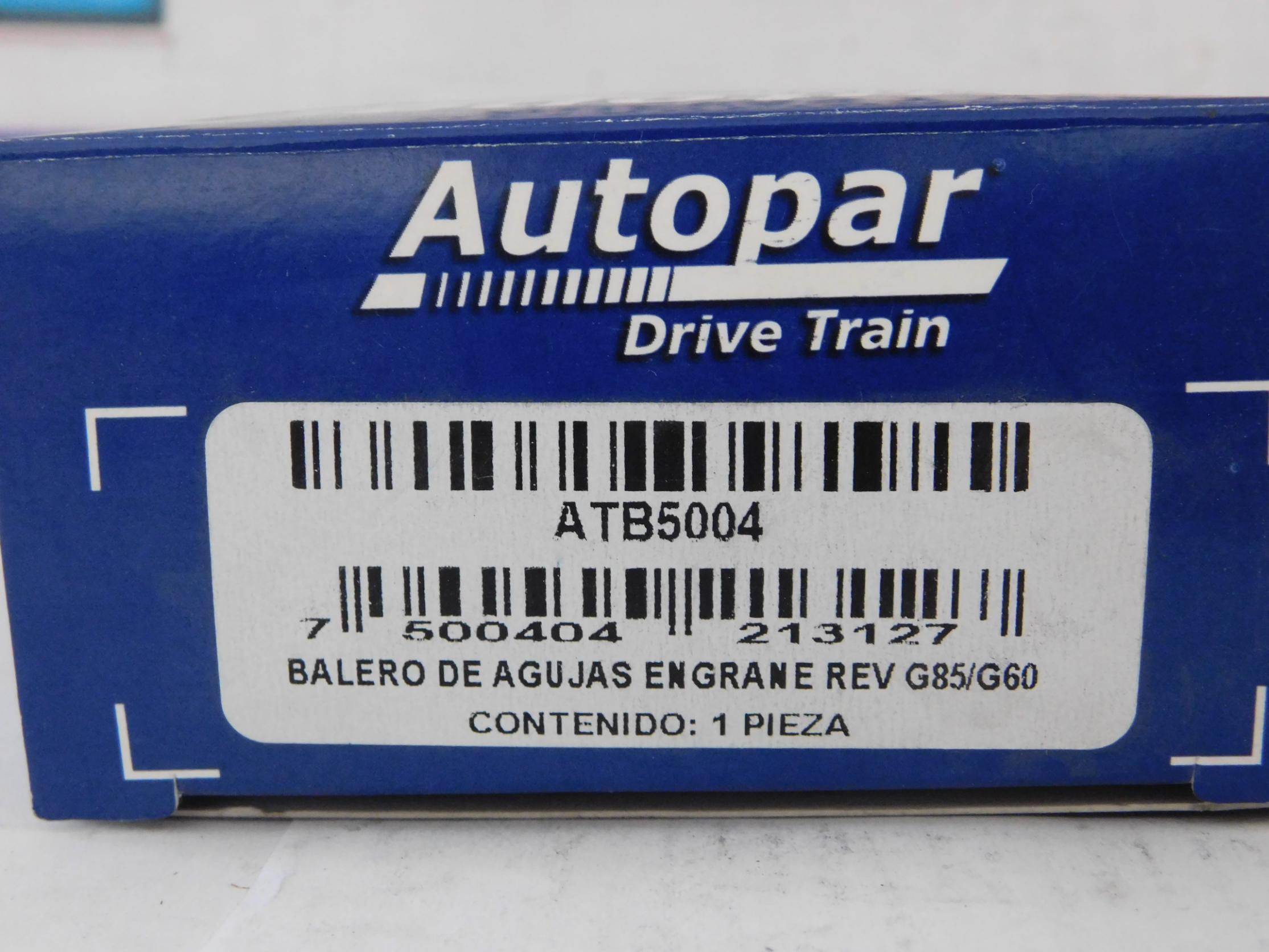 Balero agujas reversa G85 G60 Autopar ATB5004