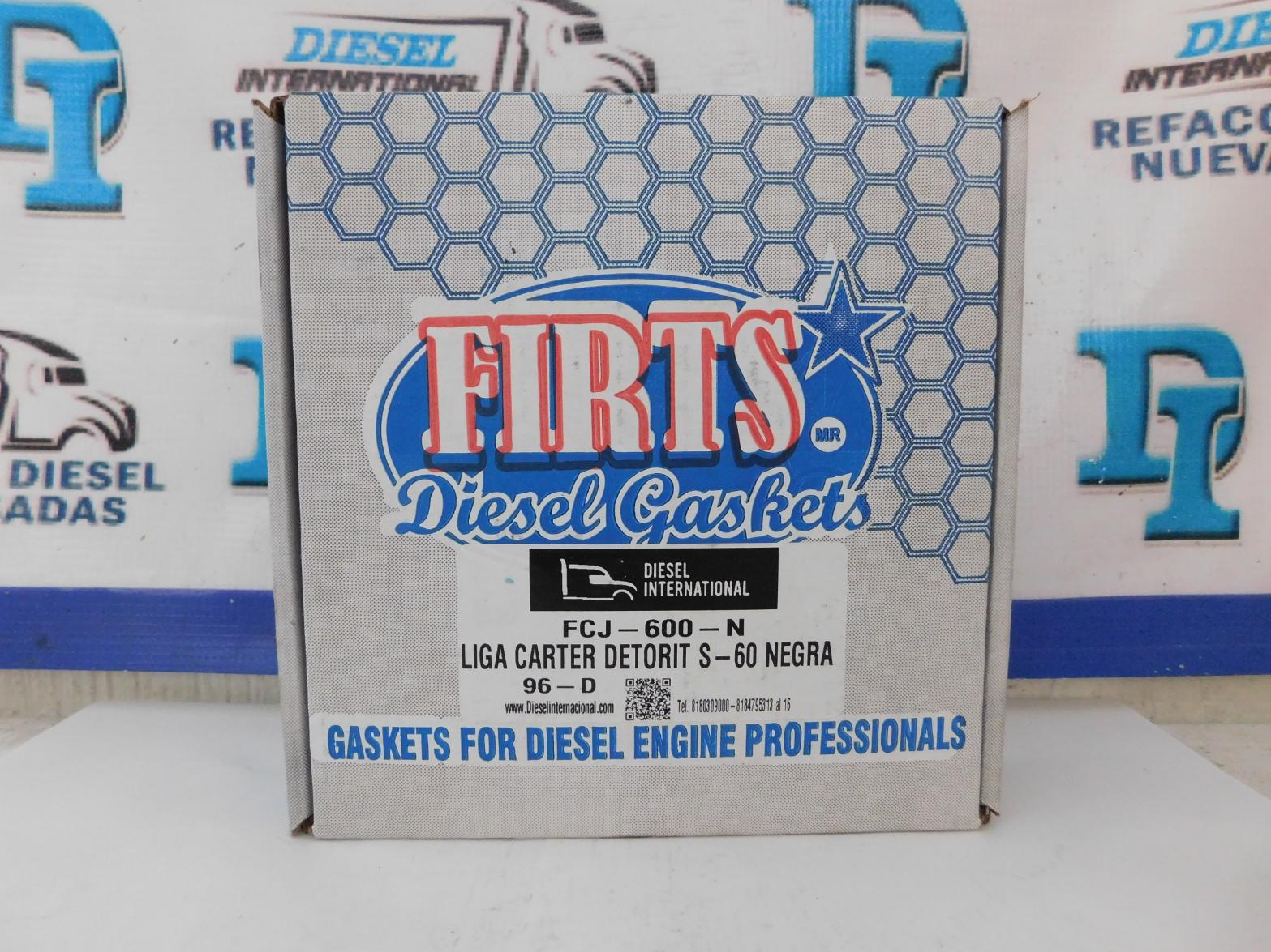 Liga carter Detroit S-60 Negra Detroit DD4 FIRTS FCJ-600-N