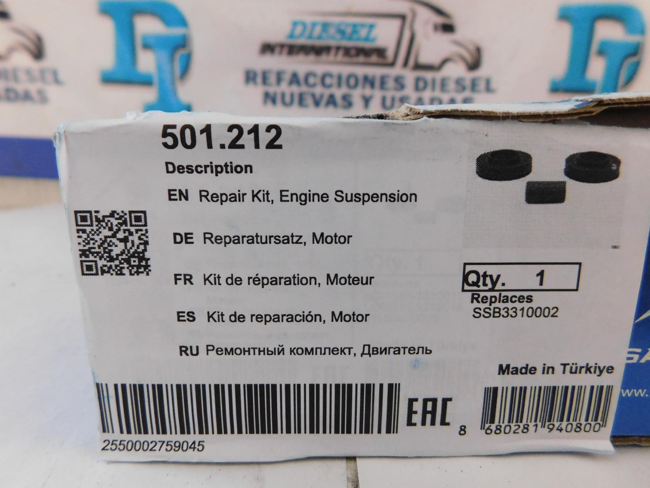 Soporte de motor Freightliner Sampa 501.212