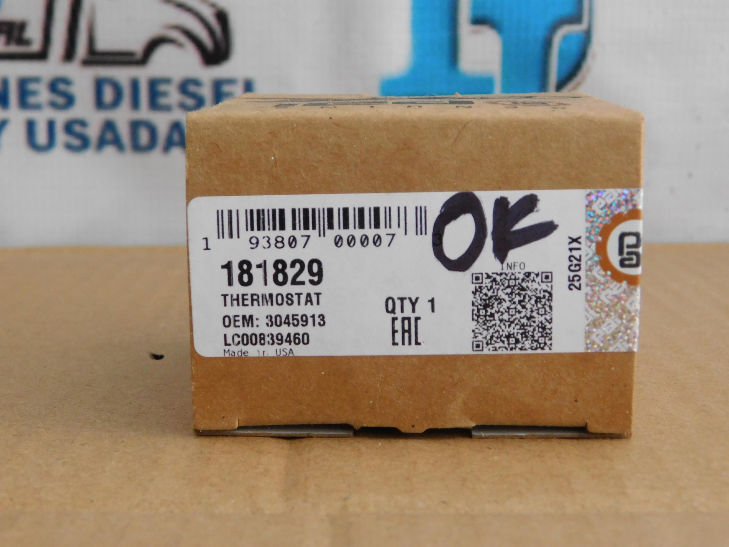 Termostato Cummins Ism L10 M11 PAI 181829 79°C 175°F 3045913